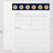 Fiesta Recipe Letterhead (Vorne/Hinten)