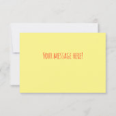 Fiesta Red Hot Pepper Diva Benutzerdefinierter Tex Dankeskarte (Rückseite)