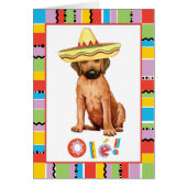 Fiesta Rhodesian Ridgeback Card (Vorne)