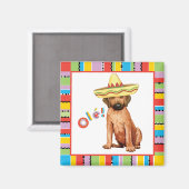 Fiesta Rhodesian Ridgeback Magnet (Vorderseite/Rückseite)