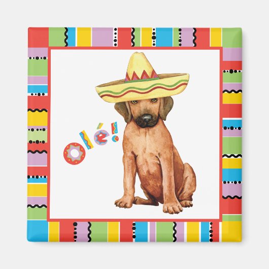 Fiesta Rhodesian Ridgeback Magnet (Vorne)