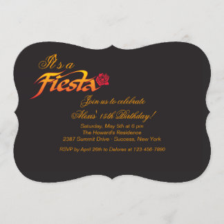 Fiesta-Rosen-Einladung Einladung