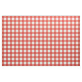 Fiesta-roter u. weißer Gingham-Karo Stoff (Fat Quarter (45,7 x 55,9 cm))