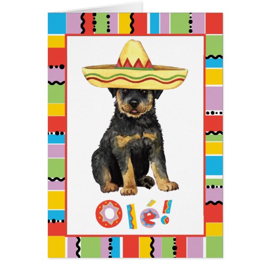 Fiesta Rottweiler Card (Vorne)