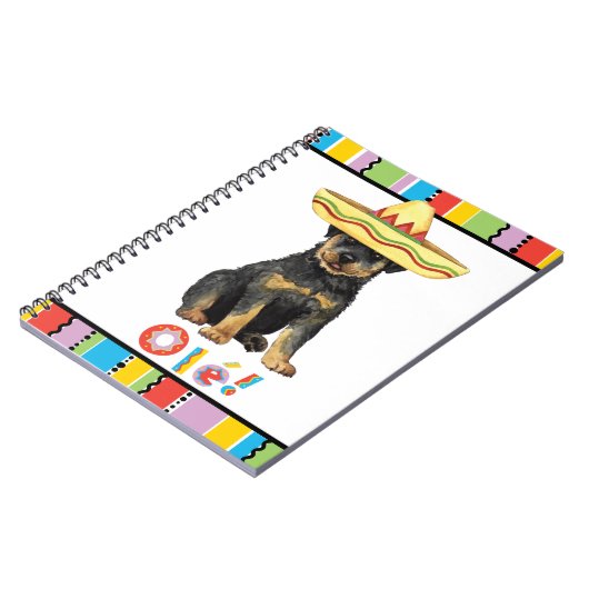 Fiesta Rottweiler Notizblock (Linke Seite)