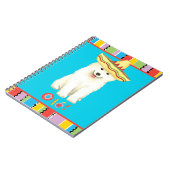 Fiesta Samoyed Notebook Notizblock (Linke Seite)