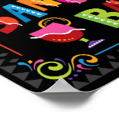 Fiesta SANGRIA BAR Party signieren Poster (Ecke)
