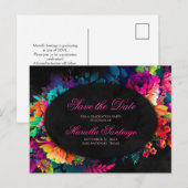 Fiesta Save the Date Postkarte (Vorne/Hinten)