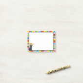 Fiesta Schwarzes Labor Post-it Klebezettel (Auf Schreibtisch)