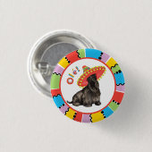Fiesta Scottish Terrier Button (Vorne & Hinten)