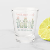 Fiesta Shot Glass Cacti Niedlich Bachelorette Cust Schnapsglas (Rückseite)