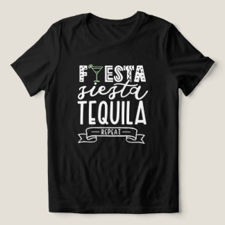 Fiesta Siesta Tequila Repeat Bachelorette Group Tri-Blend Shirt