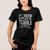 Fiesta Siesta Tequila Repeat Bachelorette Group Tri-Blend Shirt (Vorderseite)