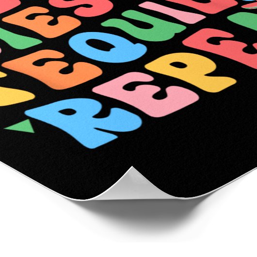 Fiesta Siesta Tequila Repeat Bride Squad Bachelore Poster (Ecke)