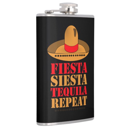 Fiesta Siesta Tequila Repeat Flachmann (Rechts)