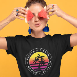 Fiesta Siesta Tequila Repeat Junggeselinnen-Abschi T-Shirt