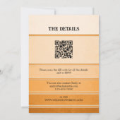 Fiesta Siesta Terra Cotta Bachelorette Einladung (Rückseite)