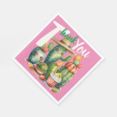 Fiesta Sinorita Baby Girl Showpartyware Cacti Serviette (Ecke)