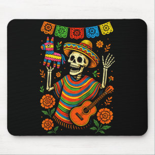 Fiesta-Skelett - Cinco-De-Mayo-Party-Kunst Fiesta Mousepad