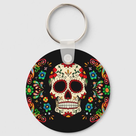 Fiesta Skull Schlüsselanhänger (Vorderseite)