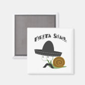 Fiesta Snail Magnet (Vorderseite/Rückseite)