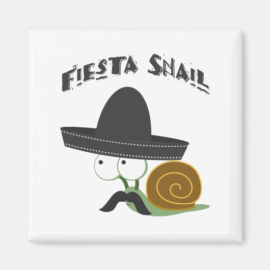 Fiesta Snail Magnet (Vorne)