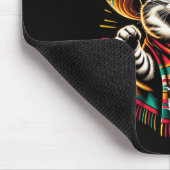 Fiesta Sombrero Cat Cinco De Mayo Fu Mousepad (Ecke)