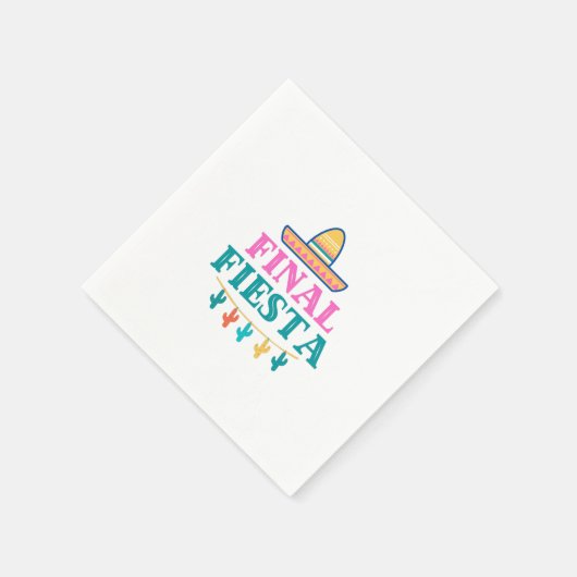 Fiesta Sombrero Serviette (Ecke)