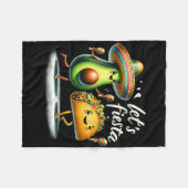 Fiesta Squad Avocado Tacos Let's Fiesta Funny Cinc Fleecedecke (Vorderseite (Horizontal))