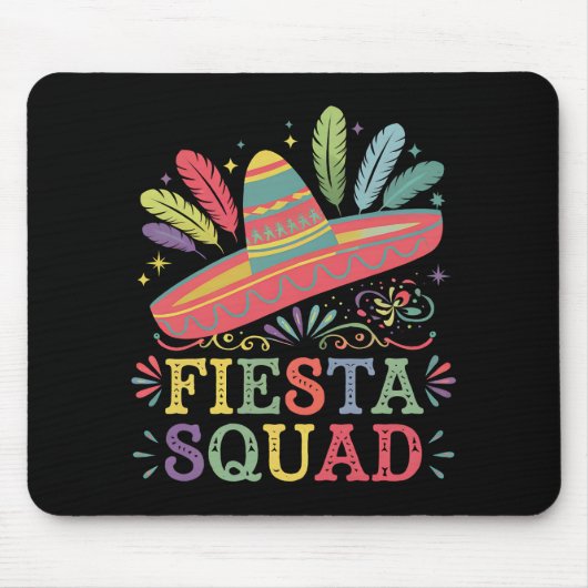Fiesta Squad Cinco de Mayo Family Matching Mousepad (Vorne)