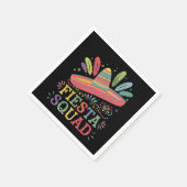 Fiesta Squad Cinco de Mayo Family Matching Serviette (Ecke)