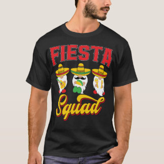 Fiesta Squad Cinco De Mayo Funny Mexican T-Shirt