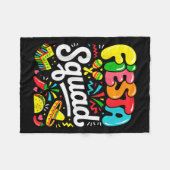 Fiesta Squad Cinco De Mayo Lasse Fiesta Mexican Gi Fleecedecke (Vorderseite (Horizontal))
