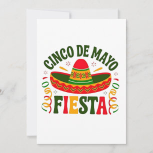 Fiesta Squad Cinco De Mayo Mexican Sombrero Einladung