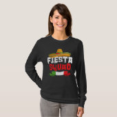 Fiesta Squad  Cinco De Mayo Mexican Sombrero Match T-Shirt (Vorne ganz)