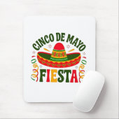 Fiesta Squad Cinco De Mayo Mexican Sombrero Mousepad (Mit Mouse)