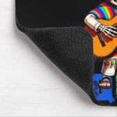 Fiesta-Squad-Design Cinco de Mayo Skelett Sombrer Mousepad (Ecke)