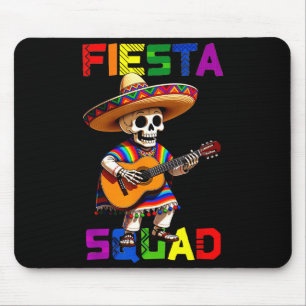 Fiesta-Squad-Design Cinco de Mayo Skelett Sombrer Mousepad