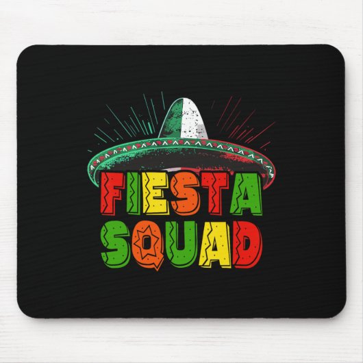 Fiesta Squad Family Matching Cinco De Mayo 1 Mousepad (Vorne)