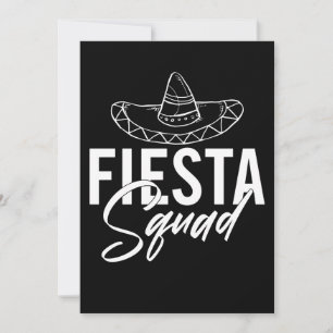 Fiesta-Squad-Fiesta-Junggesellinnenabschied-Shirts Dankeskarte