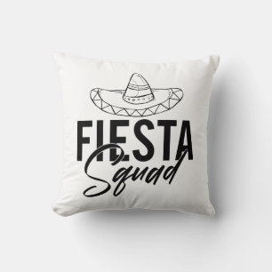 Fiesta-Squad-Fiesta-Junggesellinnenabschied-Shirts Kissen