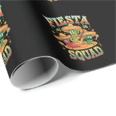 Fiesta Squad Funny Cinco De Mayo Mexikanisches Par Geschenkpapier (Rolleneckpunkt)