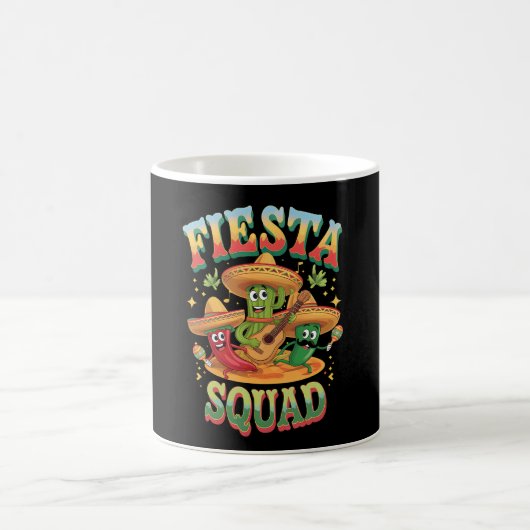 Fiesta Squad Funny Cinco De Mayo Mexikanisches Par Kaffeetasse (Mittel)