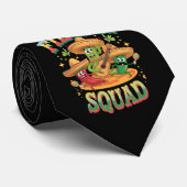 Fiesta Squad Funny Cinco De Mayo Mexikanisches Par Krawatte (Gerollt)