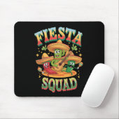 Fiesta Squad Funny Cinco De Mayo Mexikanisches Par Mousepad (Mit Mouse)