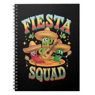 Fiesta Squad Funny Cinco De Mayo Mexikanisches Par Notizblock