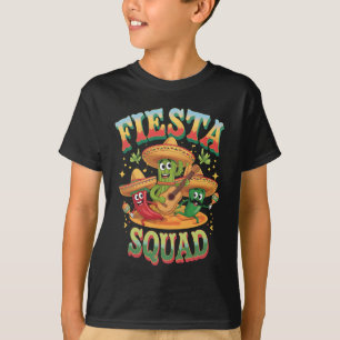 Fiesta Squad Funny Cinco De Mayo Mexikanisches Par T-Shirt