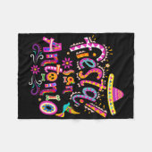 Fiesta Squad San Antonio Texas Cinco De Mayo Lasse Fleecedecke (Vorderseite (Horizontal))
