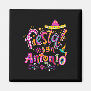 Fiesta Squad San Antonio Texas Cinco De Mayo Lasse Magnet
