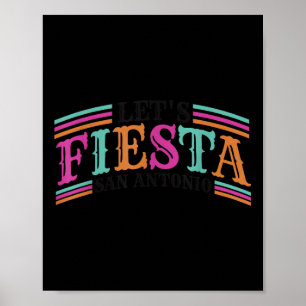 Fiesta Squad San Antonio Texas Cinco De Mayo Lasse Poster